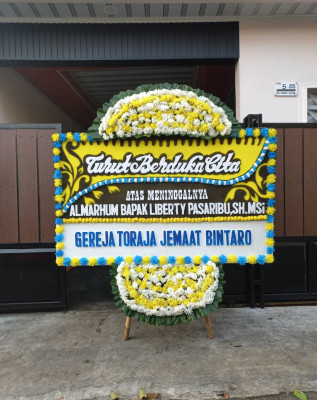 Papan Bunga Duka di Wanggar