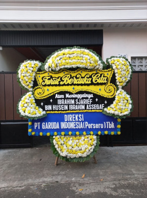 Papan Bunga Duka di Wanggar