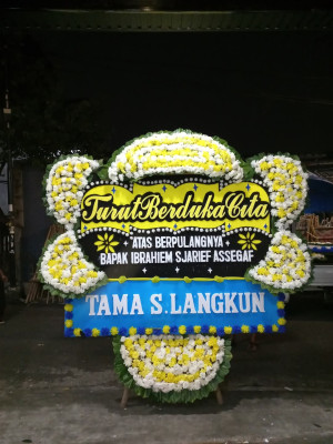 Papan Bunga Duka di Wanggar